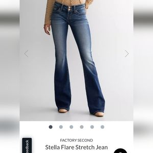 Womens BKE Stella Flare stretch jeans